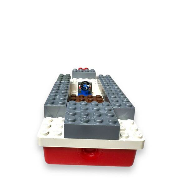 Lego Fire 327 Floating Boat Hull From Set 6429 1999 Authentic Vintage Red White - Picture 7 of 14